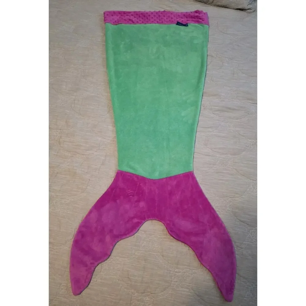 Blankie Tails Girls Purple Green Mermaid Tail